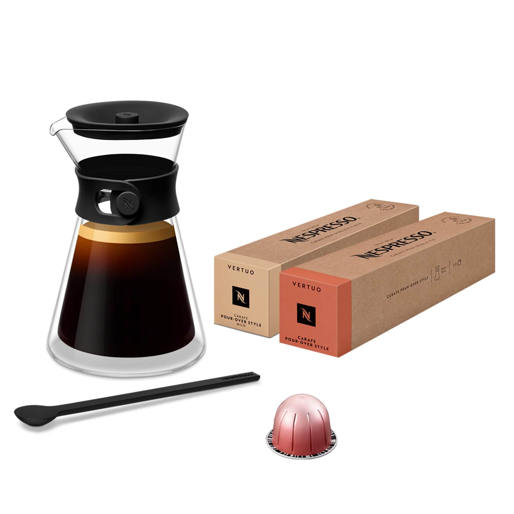 کپسول قهوه نسپرسو کافه کارافه پور- بوتیک نسپرسو ایران (1) کپسول ورتو Carafe Intense