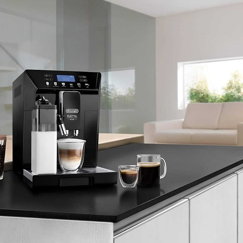 خرید و قیمت اسپرسو ساز دلونگی اتوماتیک التا مدل Eletta Evo ECAM46.860.B (4) اسپرسو ساز دلونگی اتوماتیک التا مدل Eletta Evo ECAM46.860.B