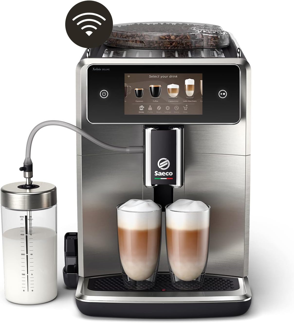 خرید و قیمت اسپرسو ساز فیلیپس اتوماتیک سایکو مدل Saeco SM878500 Xelsis Deluxe (6) خرید و قیمت اسپرسو ساز فیلیپس اتوماتیک سایکو مدل SM8785/00 Xelsis