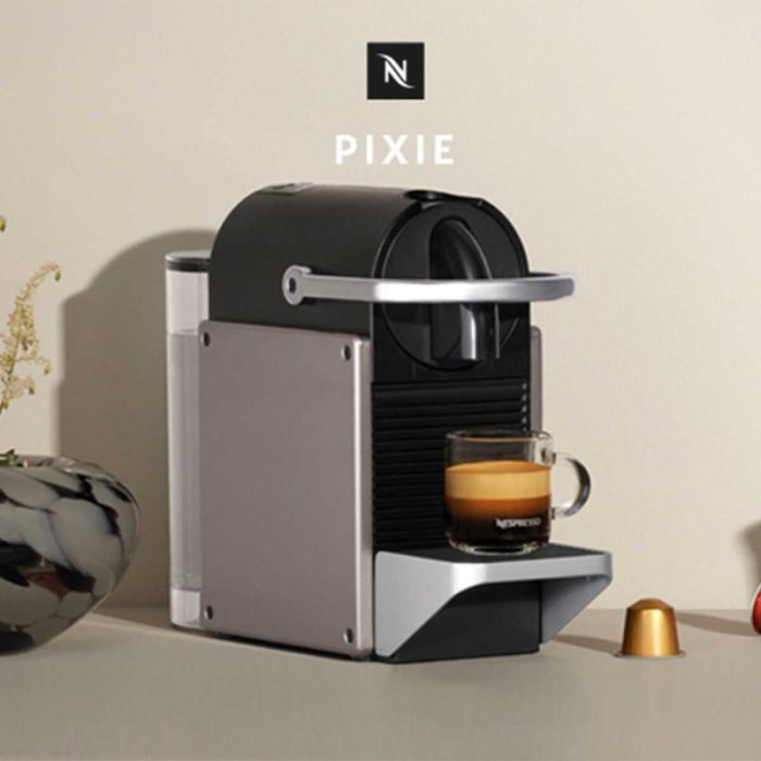 اسپرسو ساز نسپرسو پیکسی تیتانیوم مدل Pixie Titanium C62