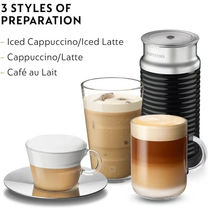 قهوه ساز نسپرسو پیکسی سبز C62 با کف شیرساز Aeroccino 3