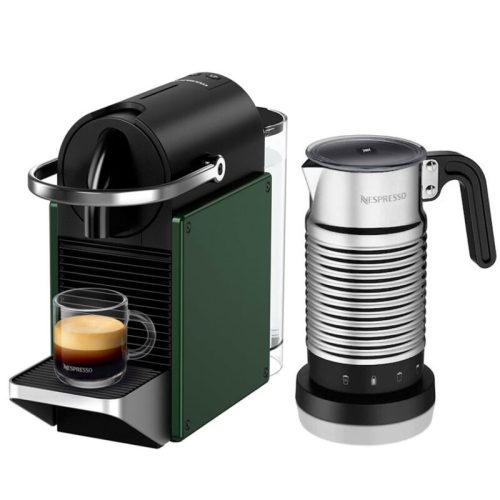 قهوه ساز نسپرسو پیکسی سبز C62 با کف شیرساز Aeroccino 4